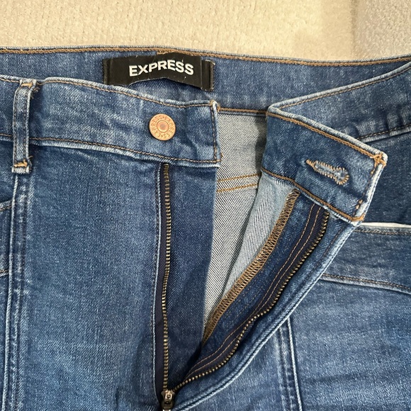 Express high rise straight leg jeans size 10R - Picture 3 of 4